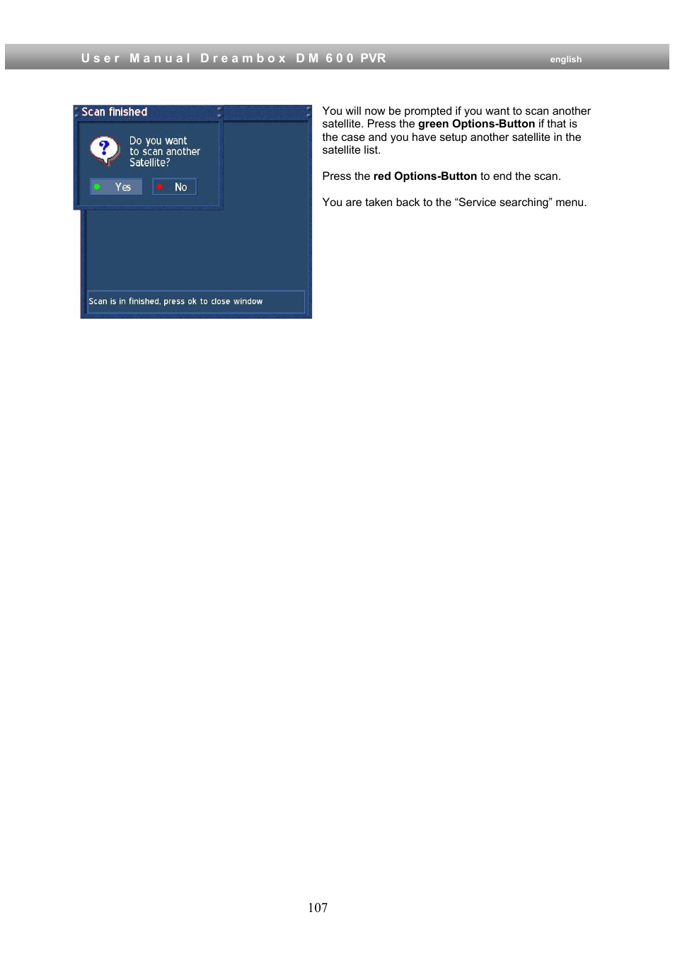 Dream Property DM600 PVR User Manual | Page 107 / 134