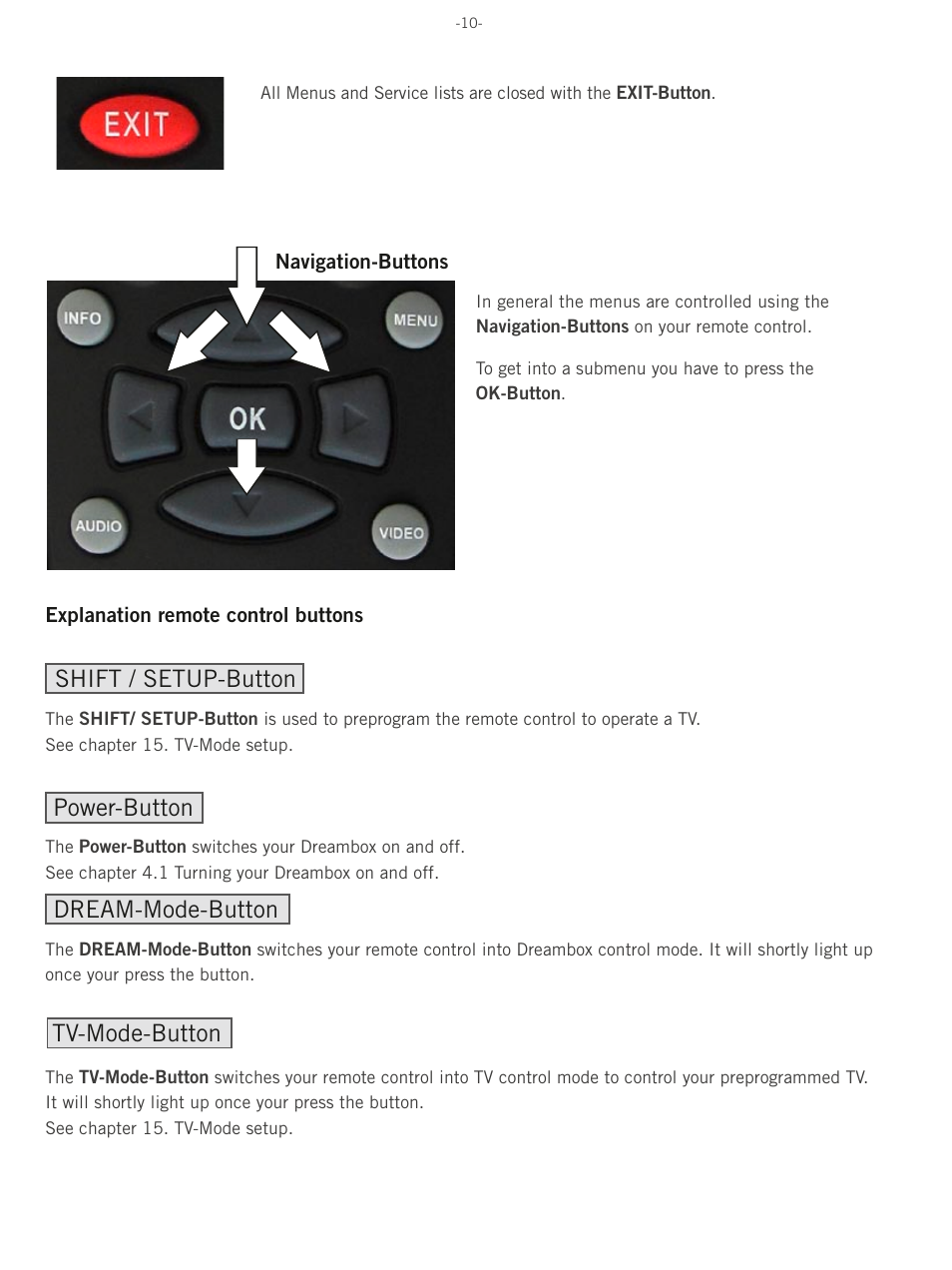Dream Property DM500 HD User Manual | Page 10 / 71