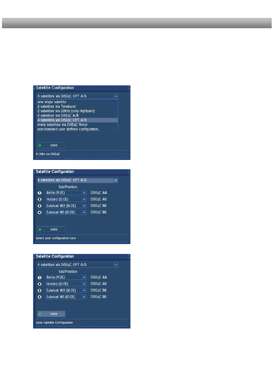 4 satellites via diseqc opt a/b | Dream Property DM500 + User Manual | Page 41 / 103