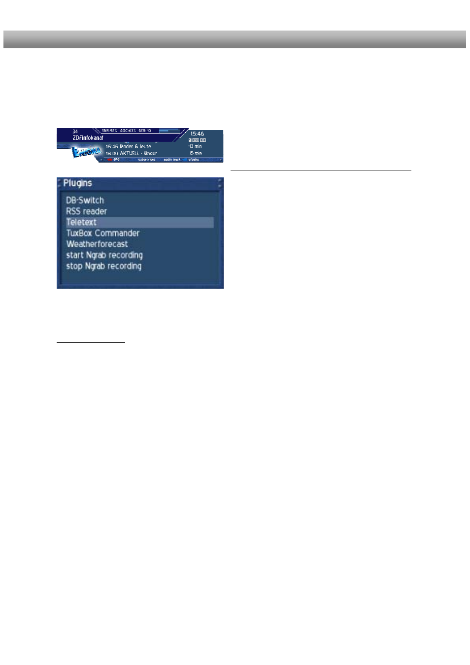 Teletext (tuxtext) | Dream Property DM500 + User Manual | Page 82 / 103