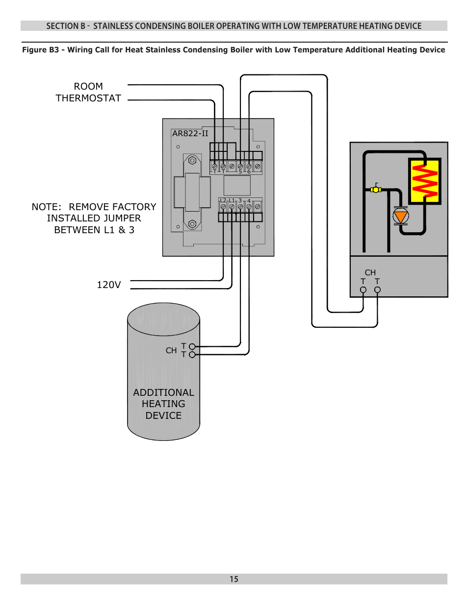 Dunkirk Helix VLT Vertical Laser Tube, Wall Hung Modulating Condensing Boiler User Manual | Page 15 / 16