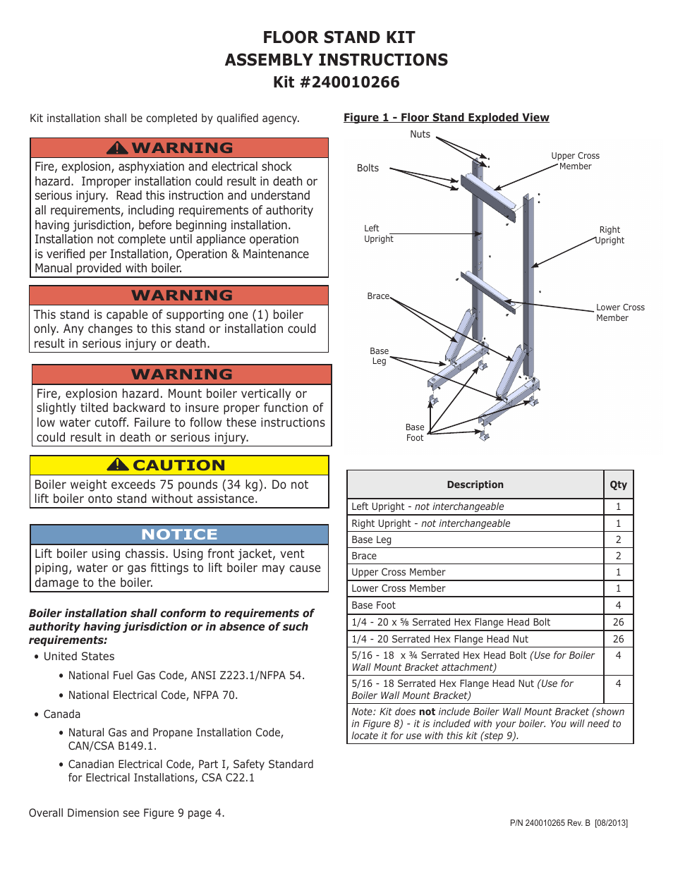 Dunkirk Helix VLT Vertical Laser Tube, Wall Hung Modulating Condensing Boiler User Manual | 4 pages
