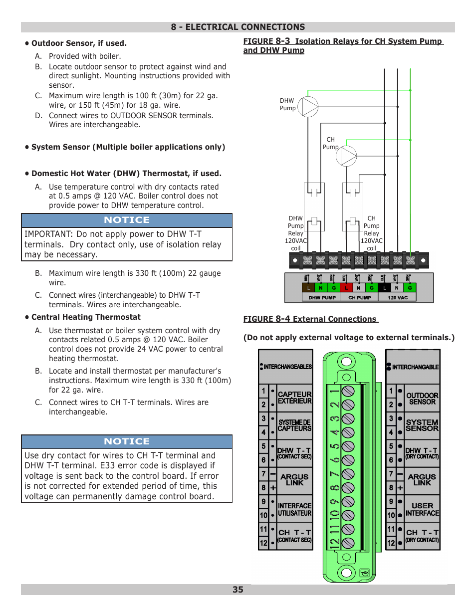 Dunkirk Helix VLT Vertical Laser Tube, Wall Hung Modulating Condensing Boiler User Manual | Page 35 / 84