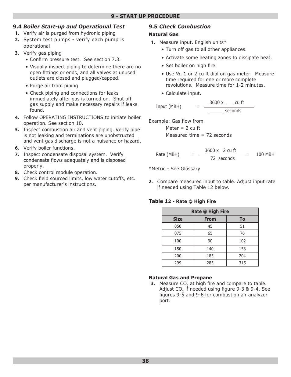 Dunkirk Helix VLT Vertical Laser Tube, Wall Hung Modulating Condensing Boiler User Manual | Page 38 / 84