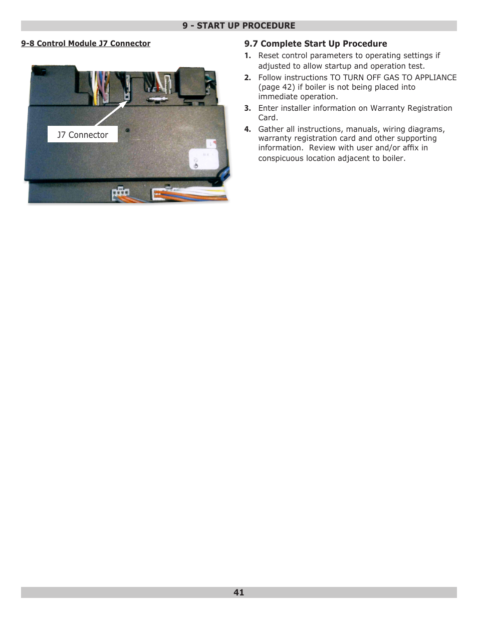 Dunkirk Helix VLT Vertical Laser Tube, Wall Hung Modulating Condensing Boiler User Manual | Page 41 / 84