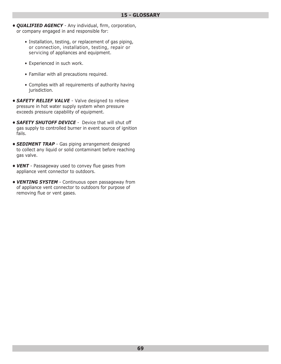 Dunkirk Helix VLT Vertical Laser Tube, Wall Hung Modulating Condensing Boiler User Manual | Page 69 / 84