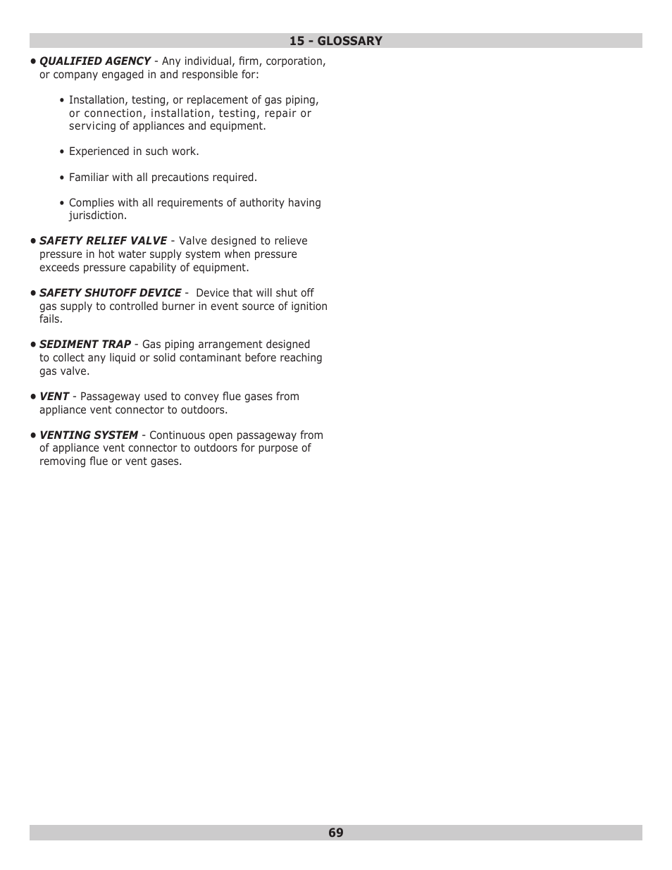 Dunkirk Helix VX Vertical Laser Tube Wall Hung Stainless Steel Modulating Condensing Boiler User Manual | Page 69 / 88