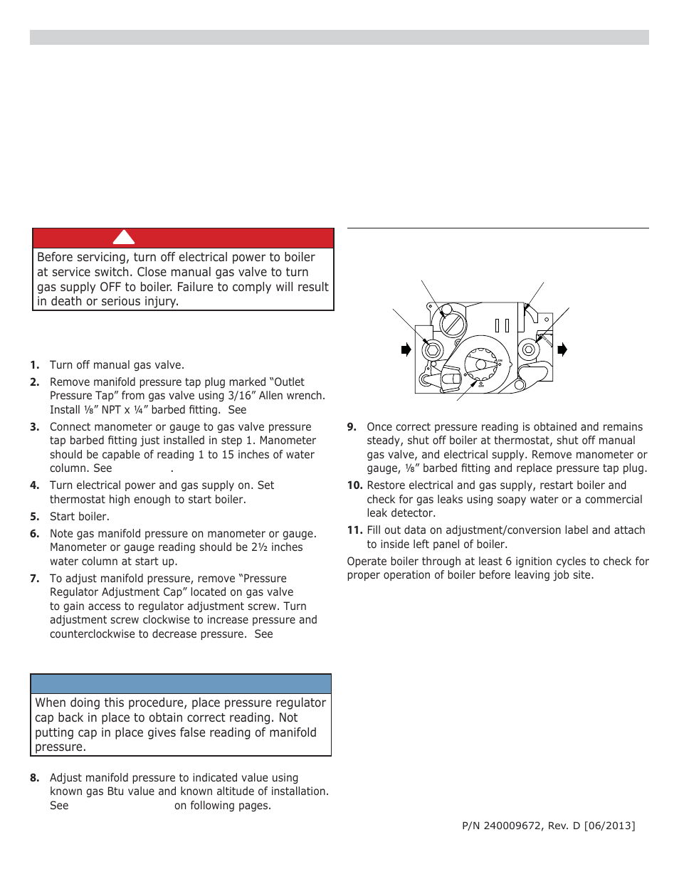 Dunkirk Q90-100 Series IV User Manual | 3 pages