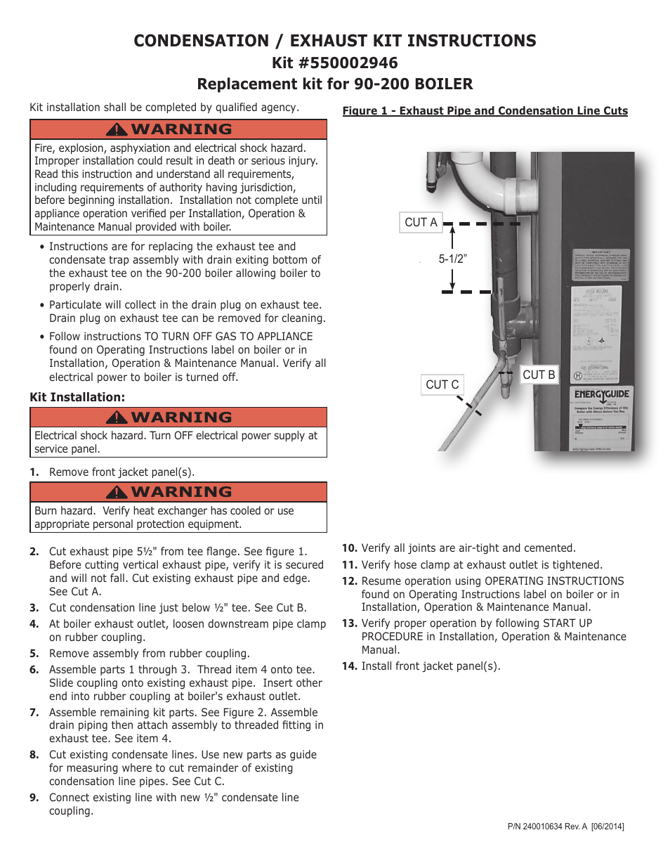 Dunkirk Q90-200 Series II User Manual | 2 pages