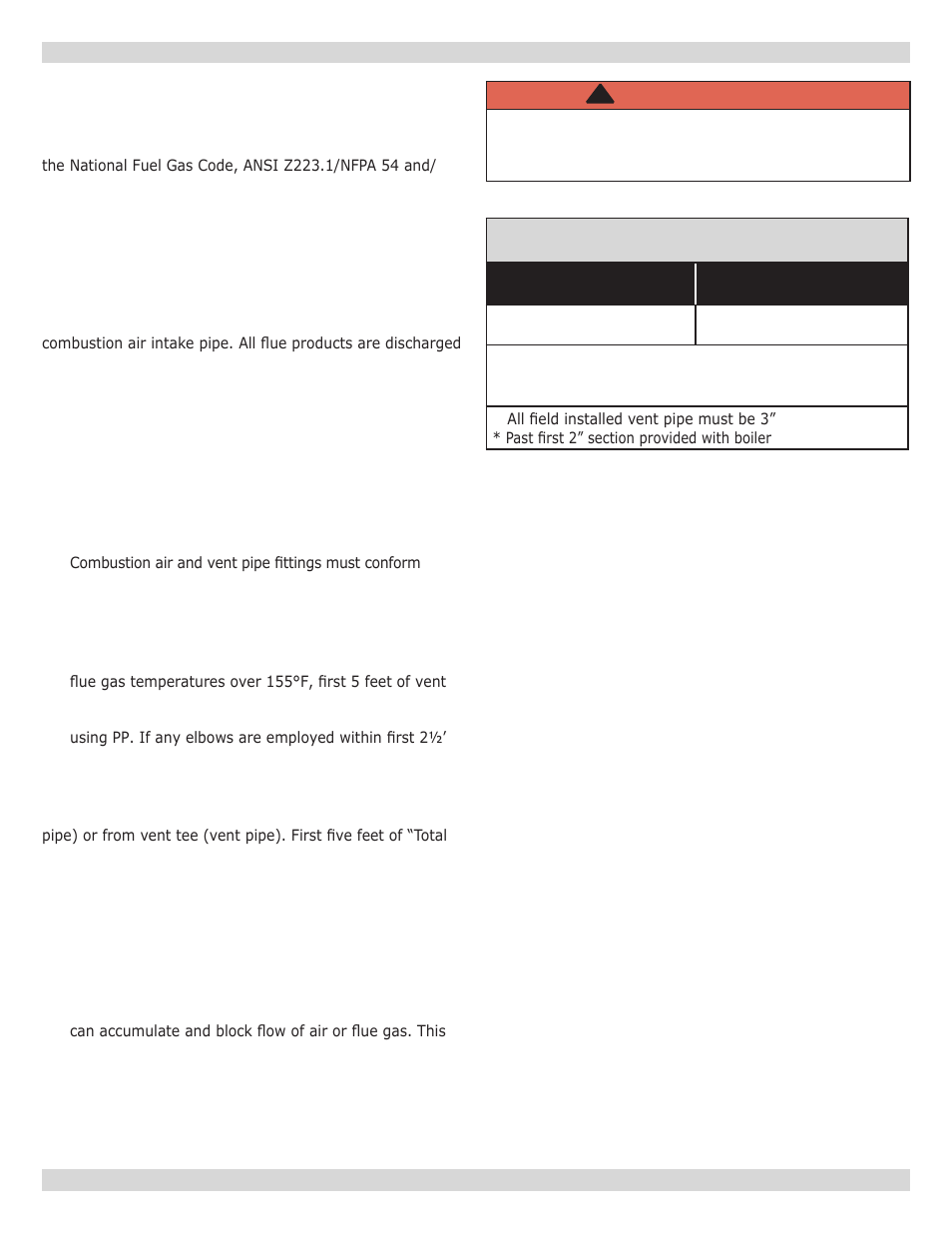 Warning | Dunkirk Q90-200 Series II User Manual | Page 17 / 52