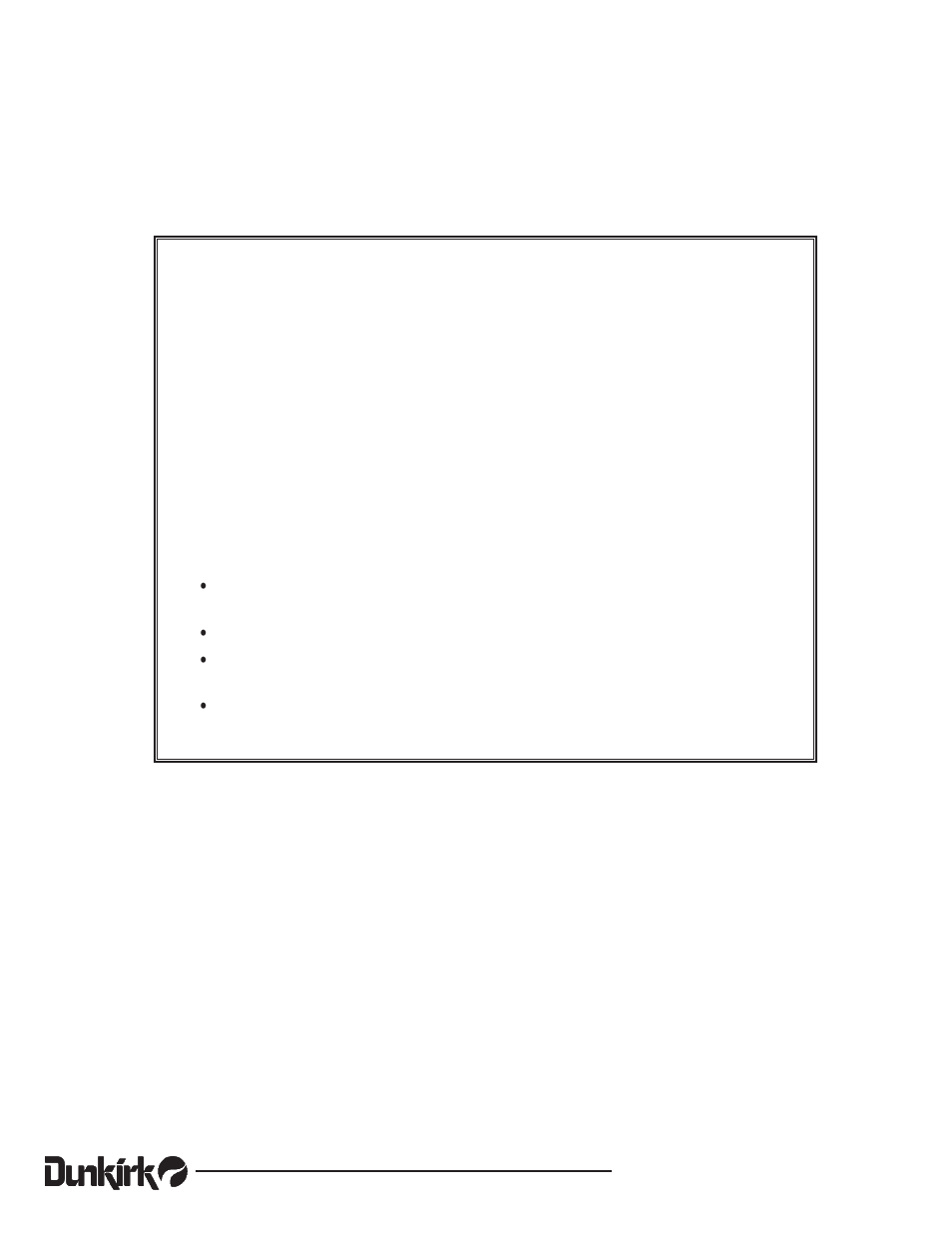 Important | Dunkirk Q90-200 Series II User Manual | Page 52 / 52