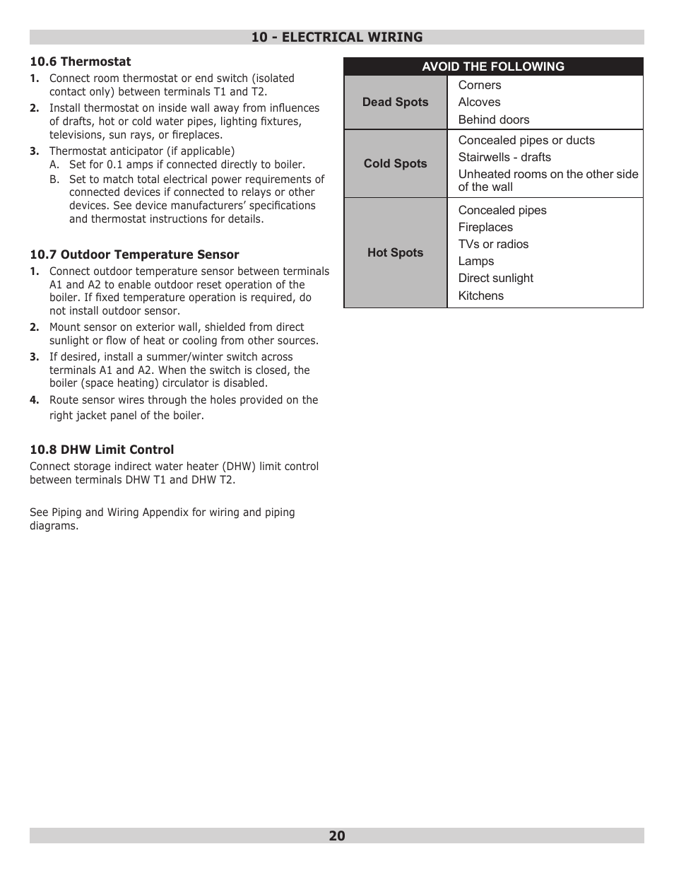 Dunkirk Q95M-200 Modulating Condensing Boiler User Manual | Page 20 / 52