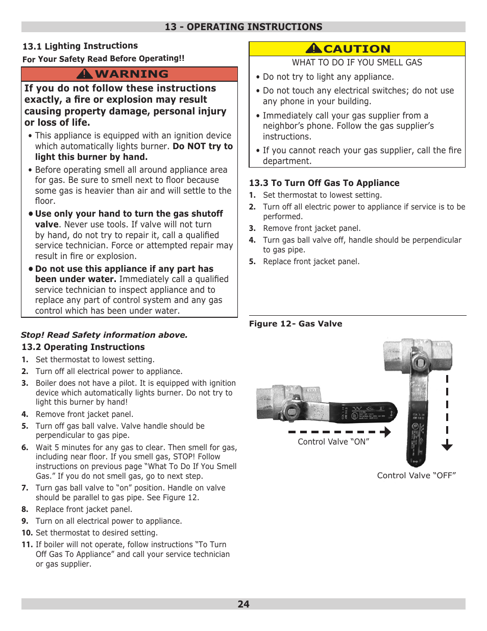 Dunkirk Q95M-200 Modulating Condensing Boiler User Manual | Page 24 / 52
