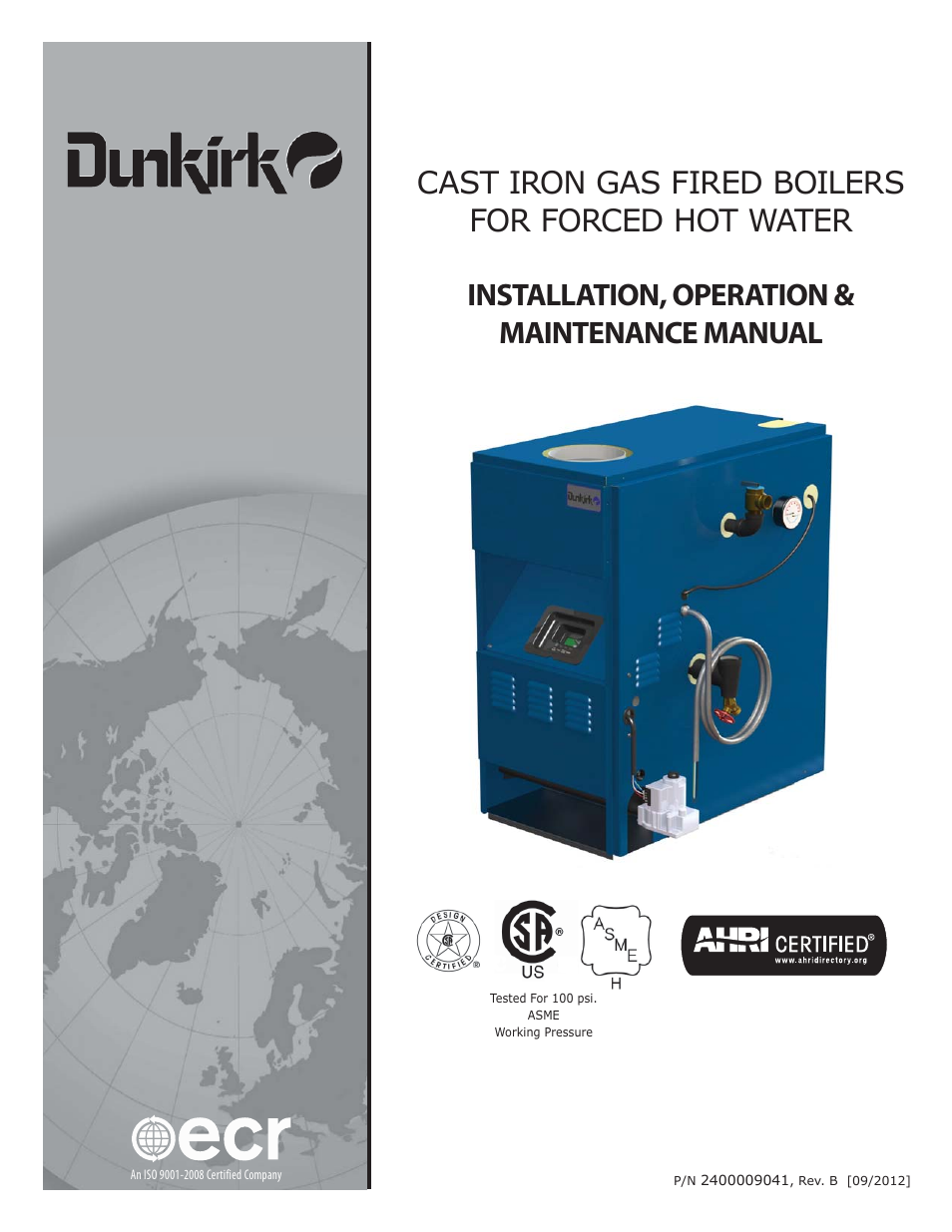 Dunkirk DXL Series User Manual | 28 pages