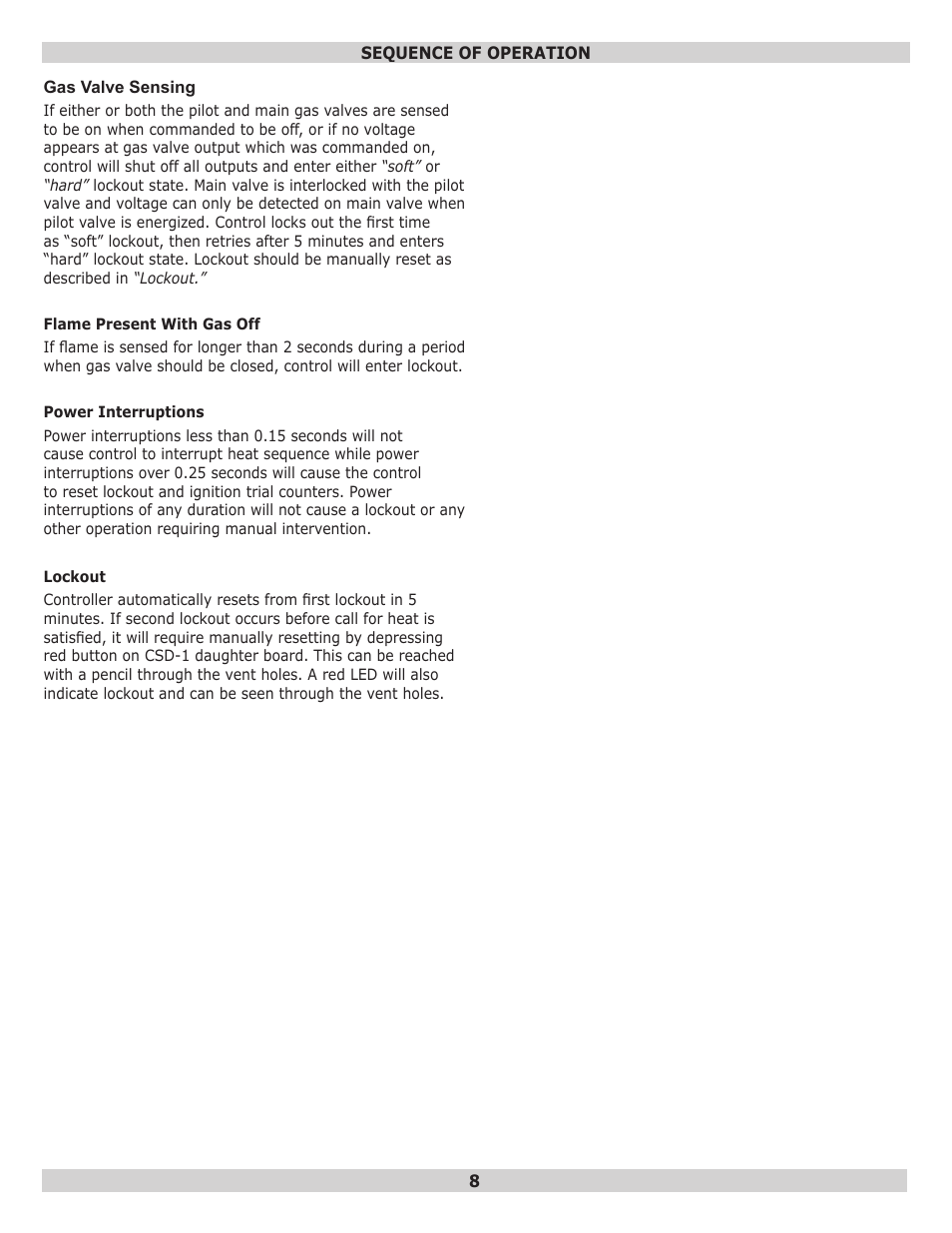 Dunkirk D249 Series Commercial Boiler User Manual | Page 8 / 16