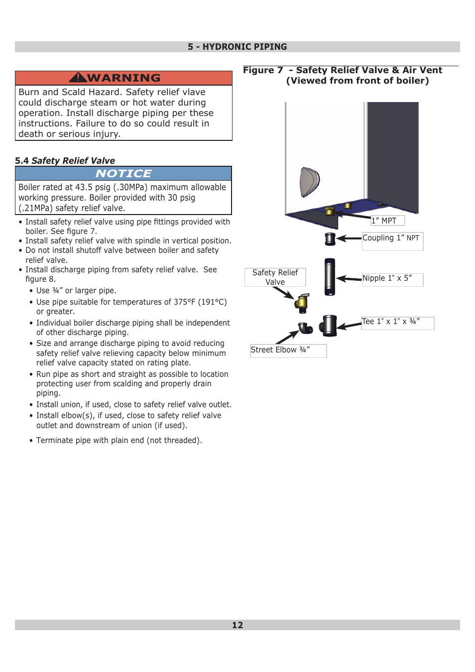 Dunkirk DWB Series User Manual | Page 12 / 48