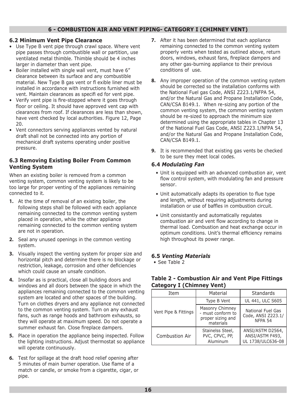 Dunkirk DWB Series User Manual | Page 16 / 48