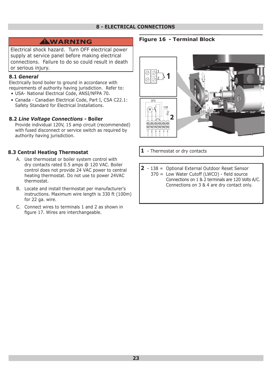 Dunkirk DWB Series User Manual | Page 23 / 48