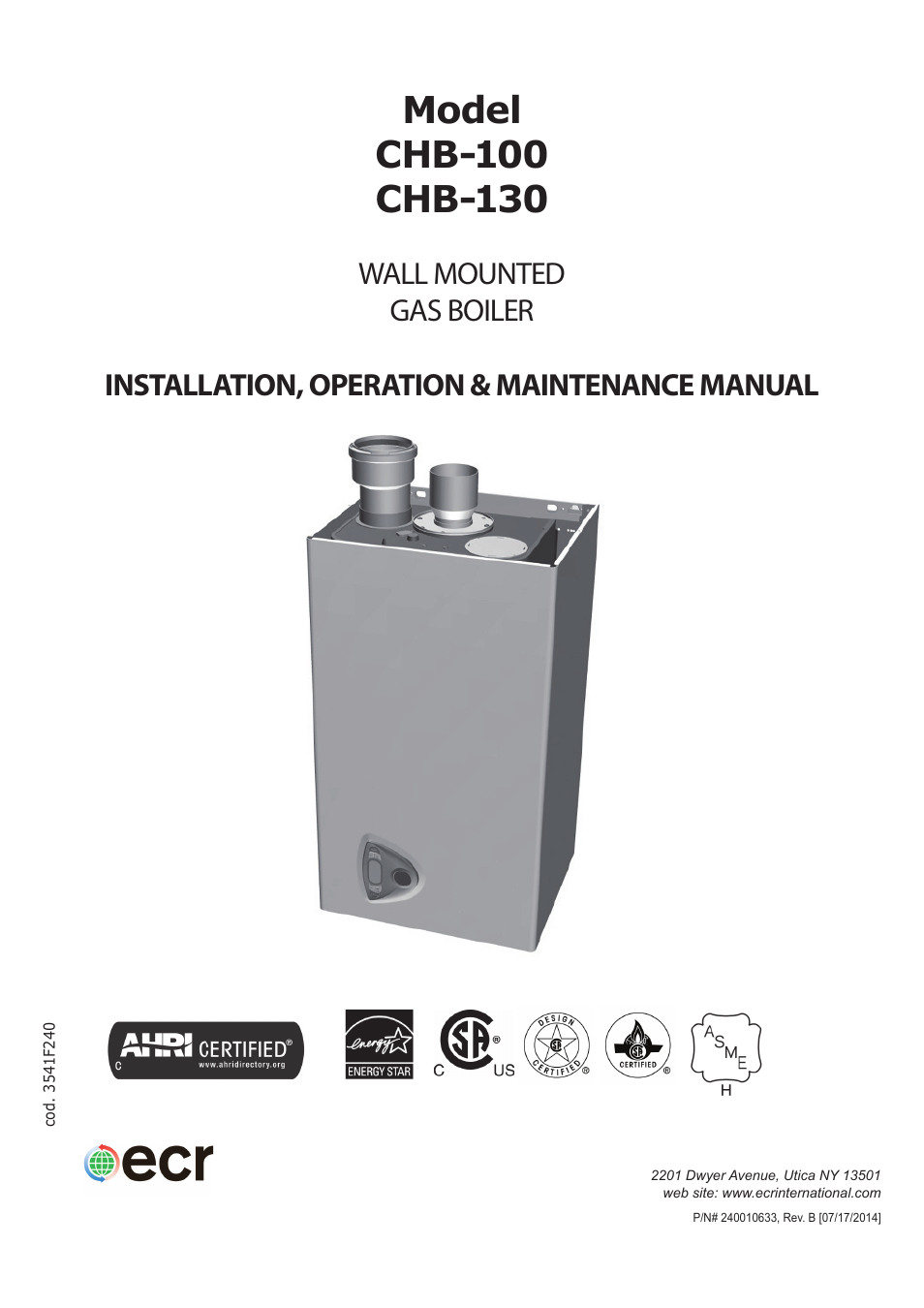 Dunkirk DWB Series User Manual | 52 pages