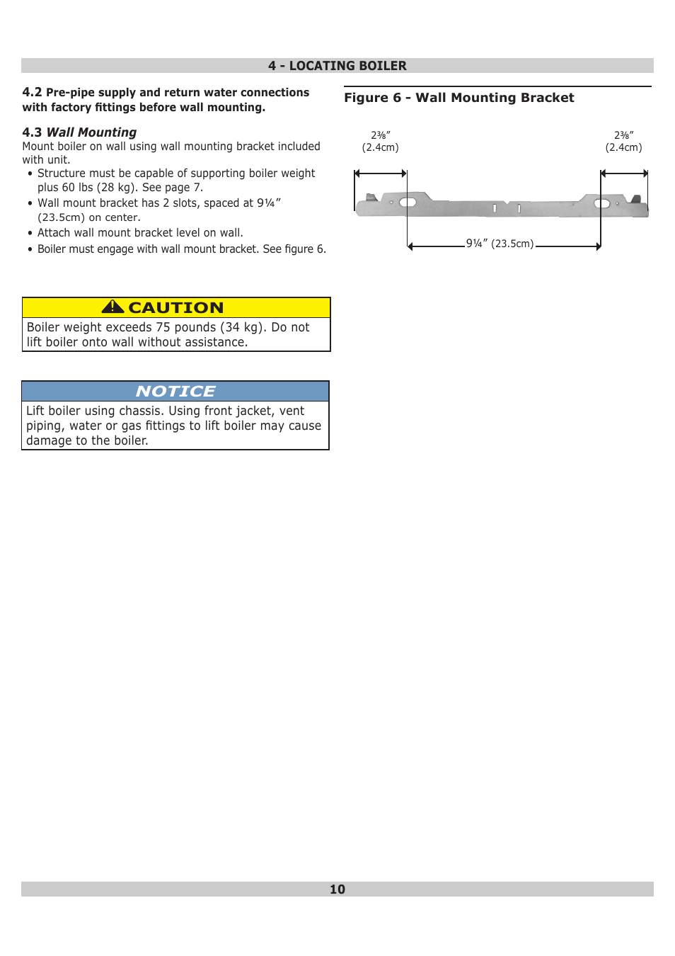 Dunkirk DWB Series User Manual | Page 10 / 52
