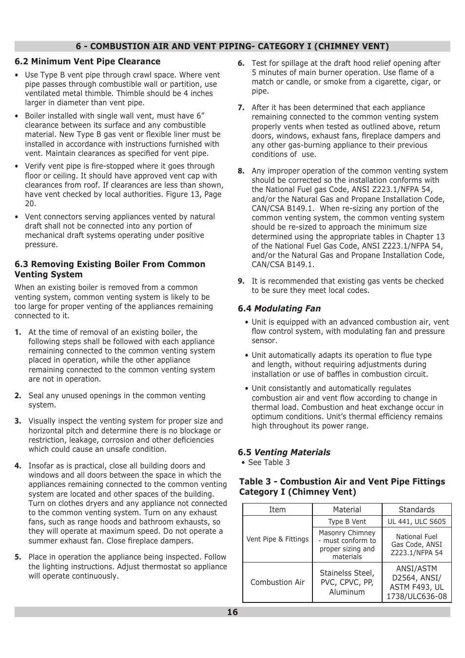 Dunkirk DWB Series User Manual | Page 16 / 52