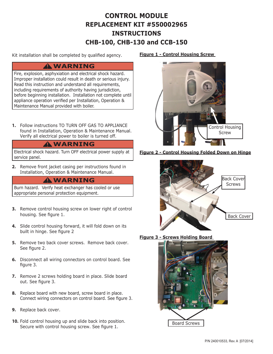 Dunkirk DWB Series User Manual | 2 pages