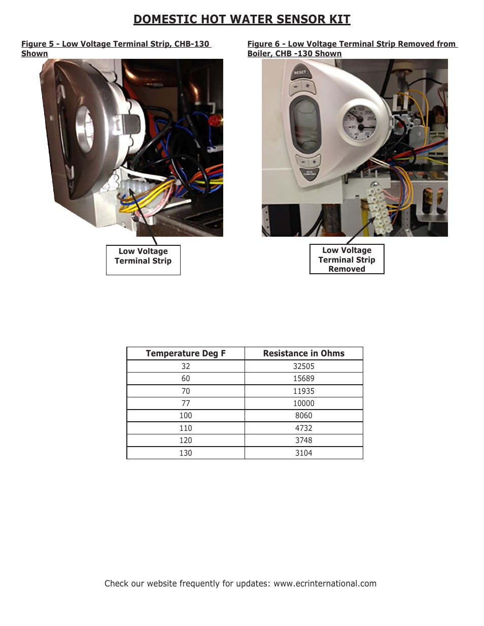 Domestic hot water sensor kit | Dunkirk DWB Series User Manual | Page 4 / 4