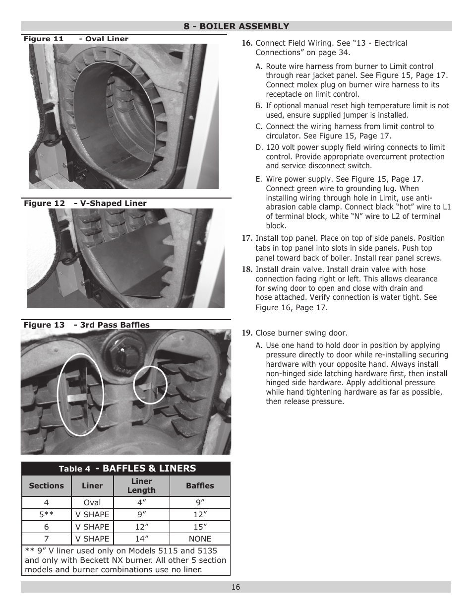 Dunkirk Excelsior EXB Series User Manual | Page 16 / 64