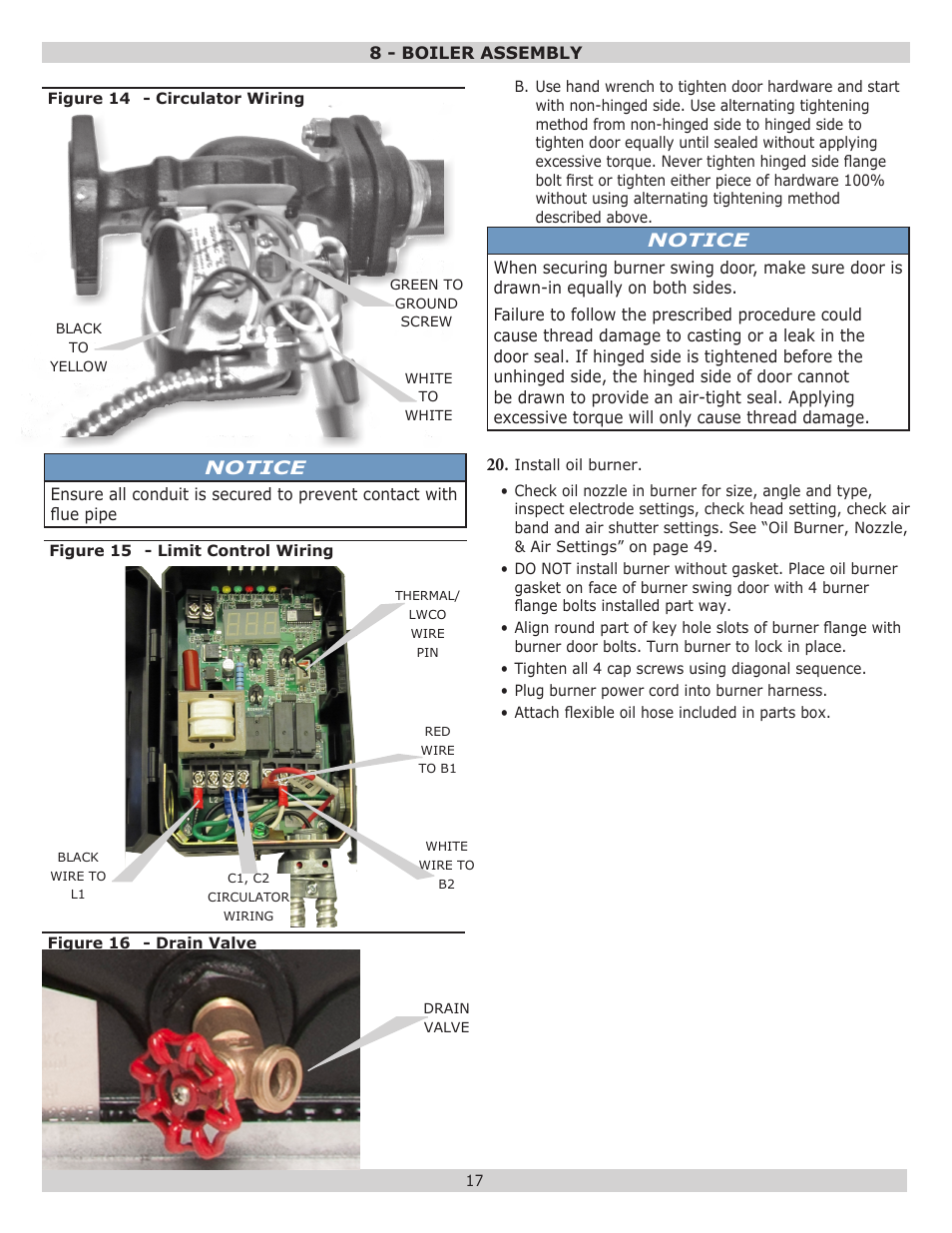 Notice | Dunkirk Excelsior EXB Series User Manual | Page 17 / 64