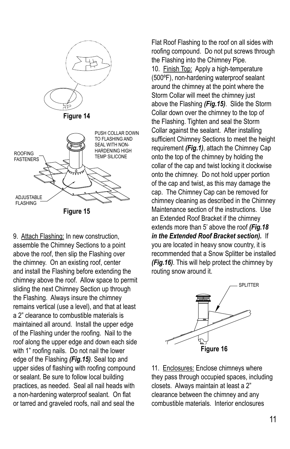DuraVent DuraTech 5-8 User Manual | Page 11 / 24