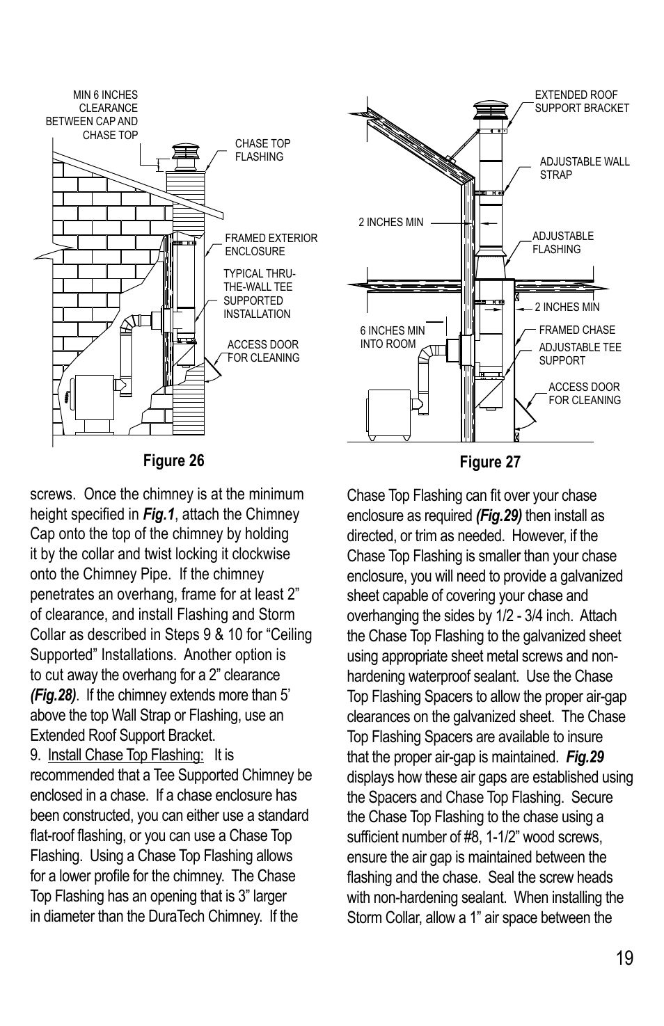 DuraVent DuraTech 5-8 User Manual | Page 19 / 24