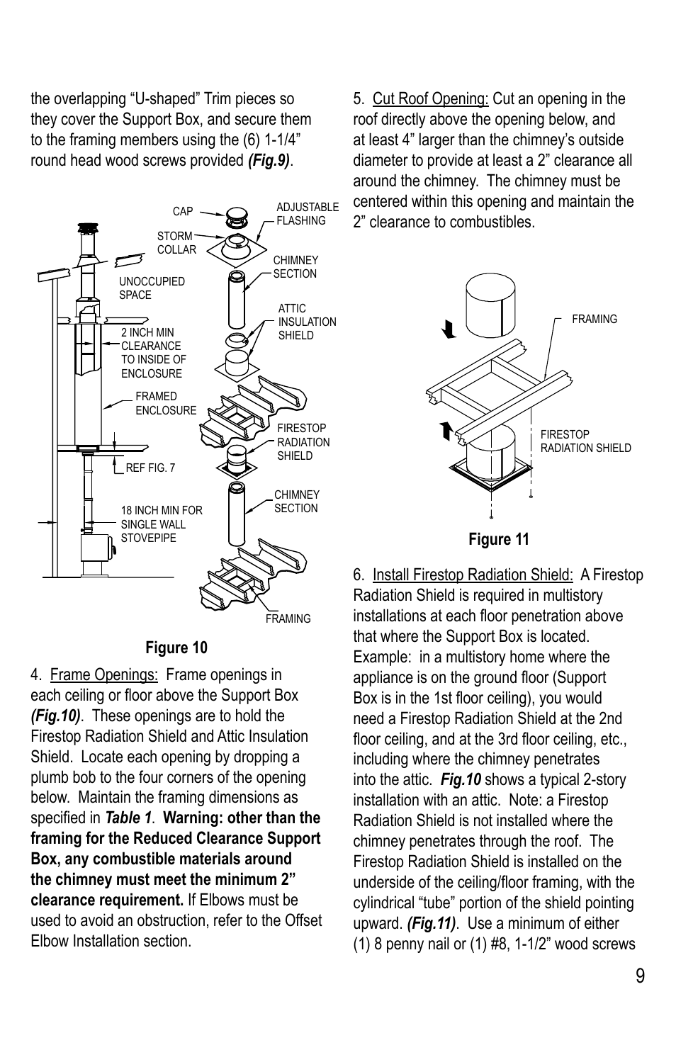 DuraVent DuraTech 5-8 User Manual | Page 9 / 24