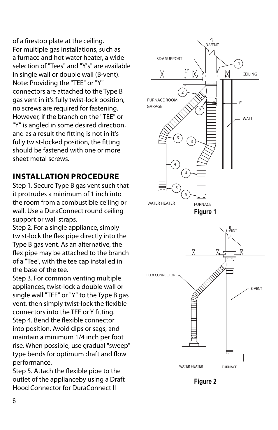 Installation procedure | DuraVent DuraConnect User Manual | Page 6 / 12
