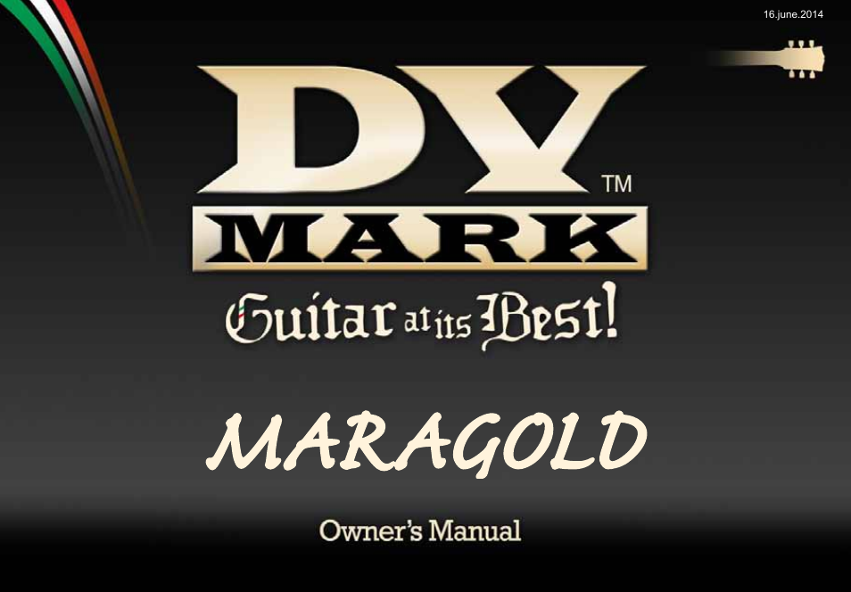 Dv Mark MARAGOLD User Manual | 8 pages