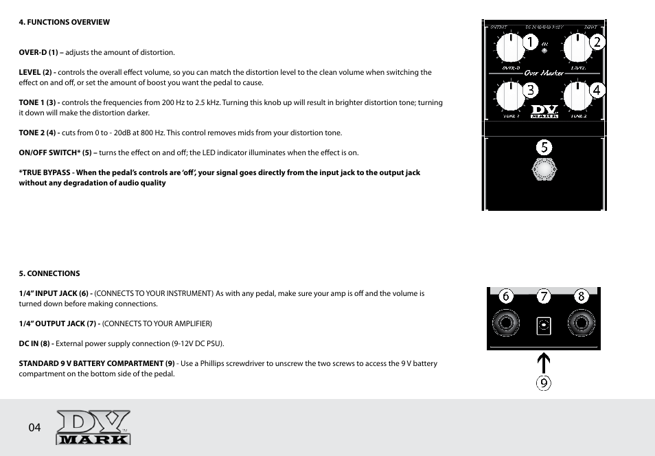 Dv Mark OVER MARKER User Manual | Page 4 / 8
