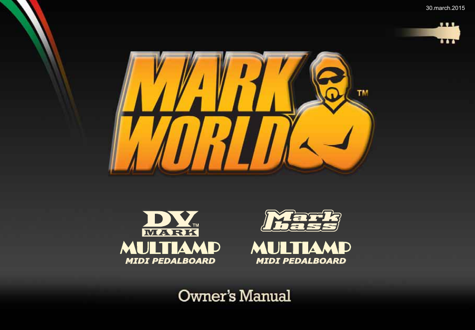 Dv Mark MULTIAMP MIDI PEDALBOARD User Manual | 12 pages