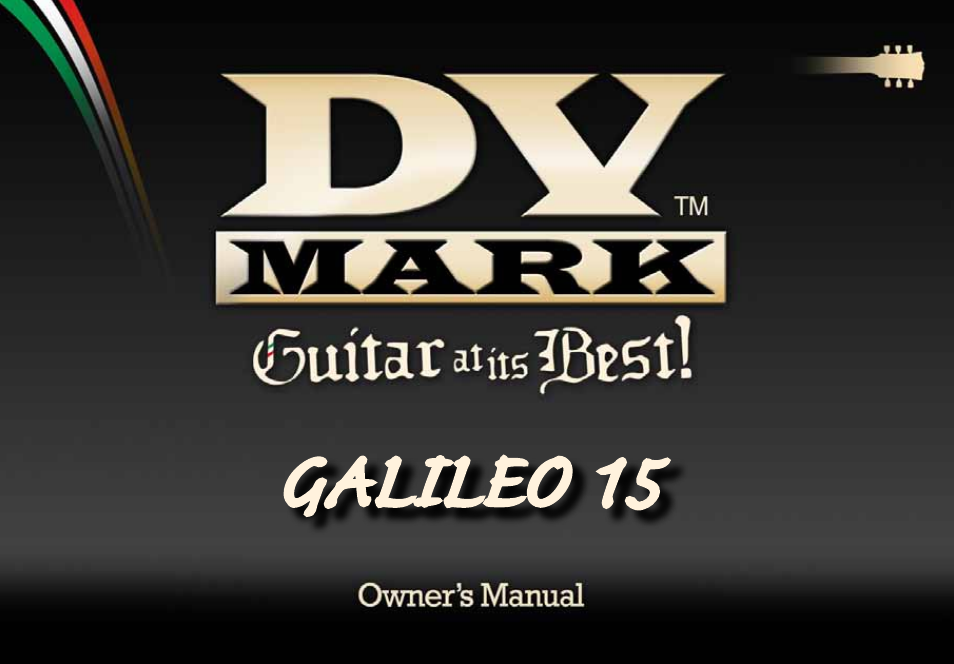 Dv Mark GALILEO 15 User Manual | 12 pages