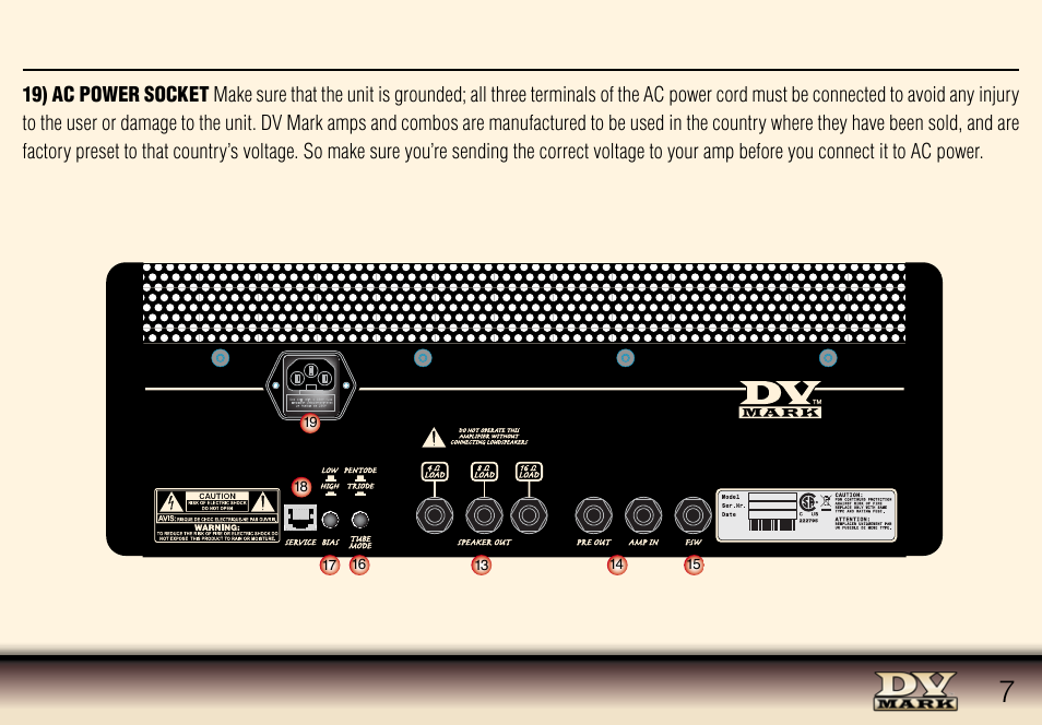 Dv Mark Little 40 User Manual | Page 7 / 12