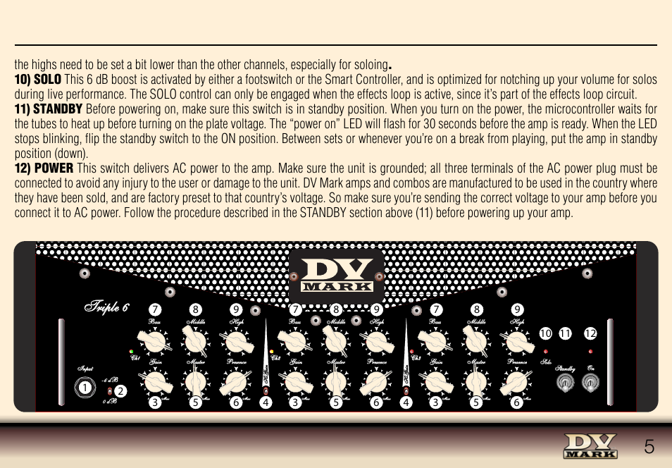 Triple 6 | Dv Mark Triple 6 User Manual | Page 5 / 12