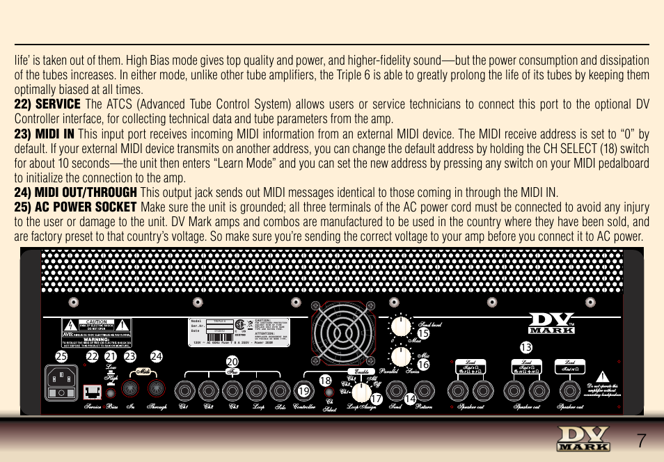 Triple 6 | Dv Mark Triple 6 User Manual | Page 7 / 12