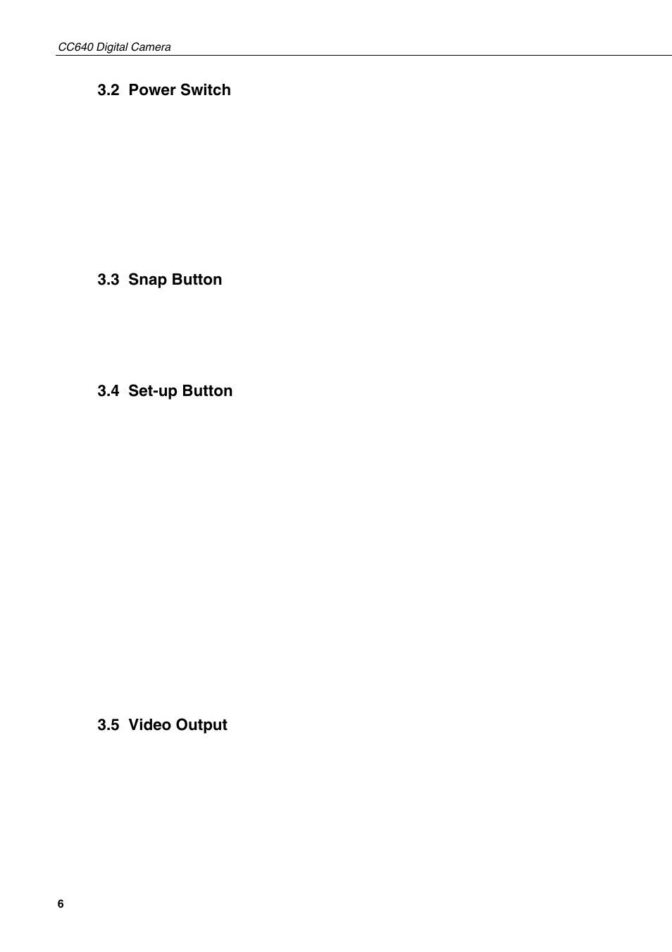 2 power switch, 3 snap button, 4 set-up button | 5 video output | Campbell Hausfeld CC640 User Manual | Page 14 / 58