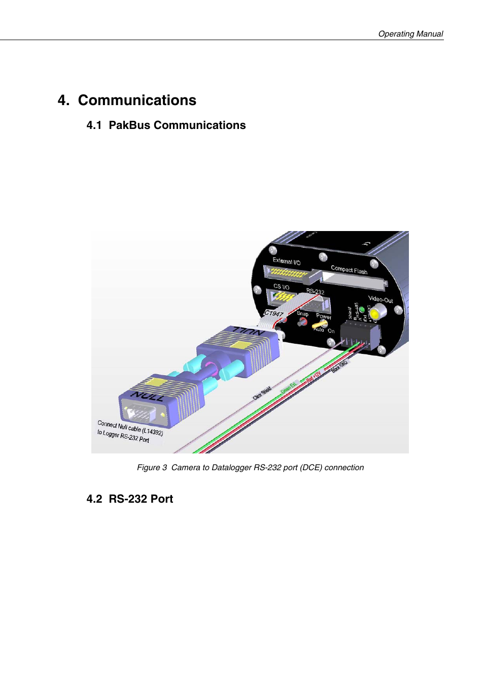 Communications, 1 pakbus communications, 2 rs-232 port | Campbell Hausfeld CC640 User Manual | Page 17 / 58