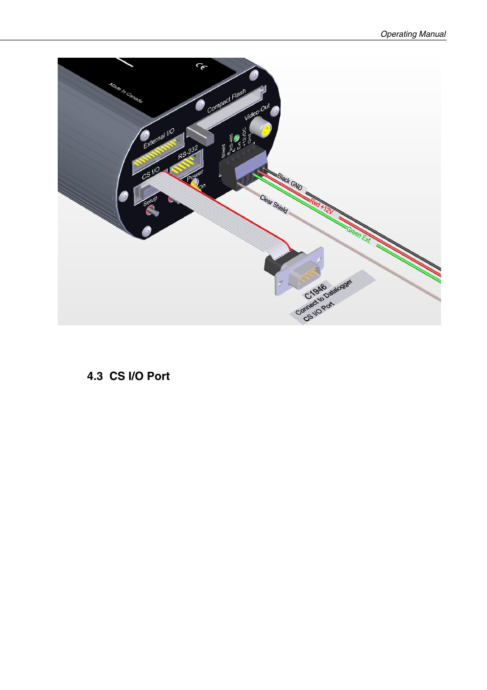 3 cs i/o port | Campbell Hausfeld CC640 User Manual | Page 21 / 58