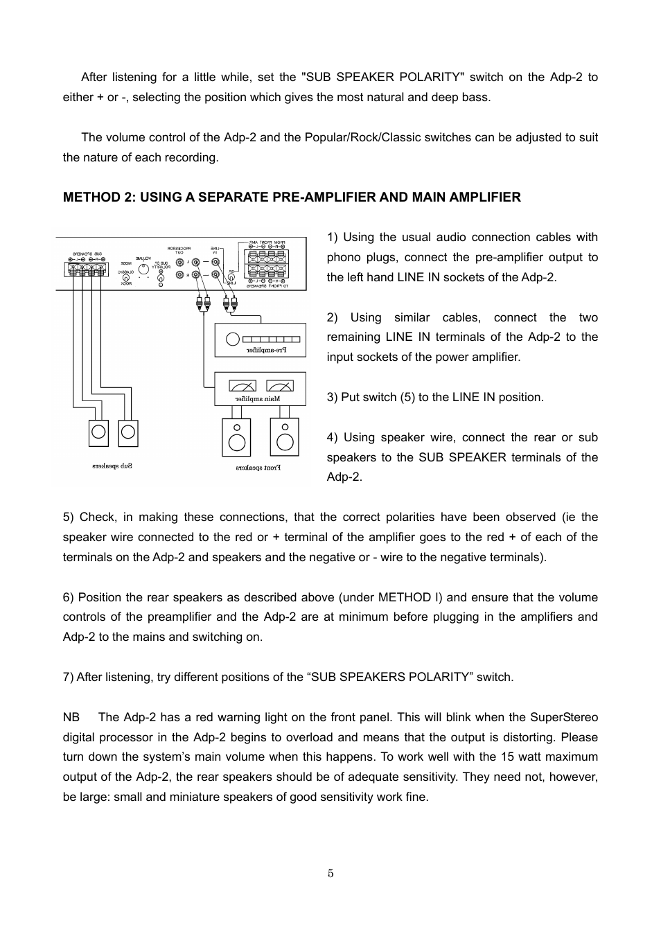 Dynavector SuperStereo Adapter Adp2 User Manual | Page 5 / 8