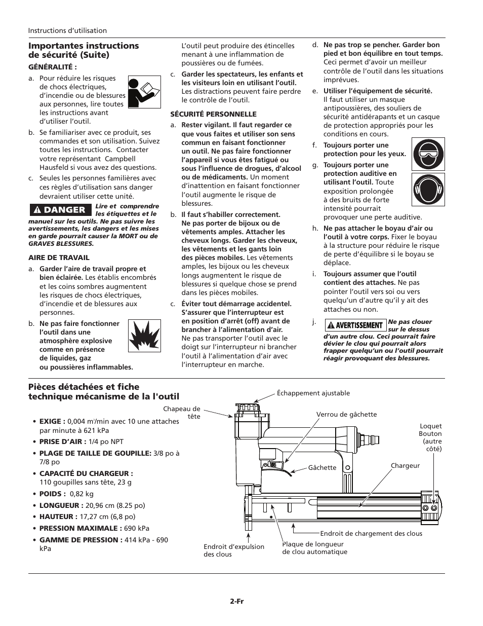 Campbell Hausfeld CHN10500 User Manual | Page 10 / 24
