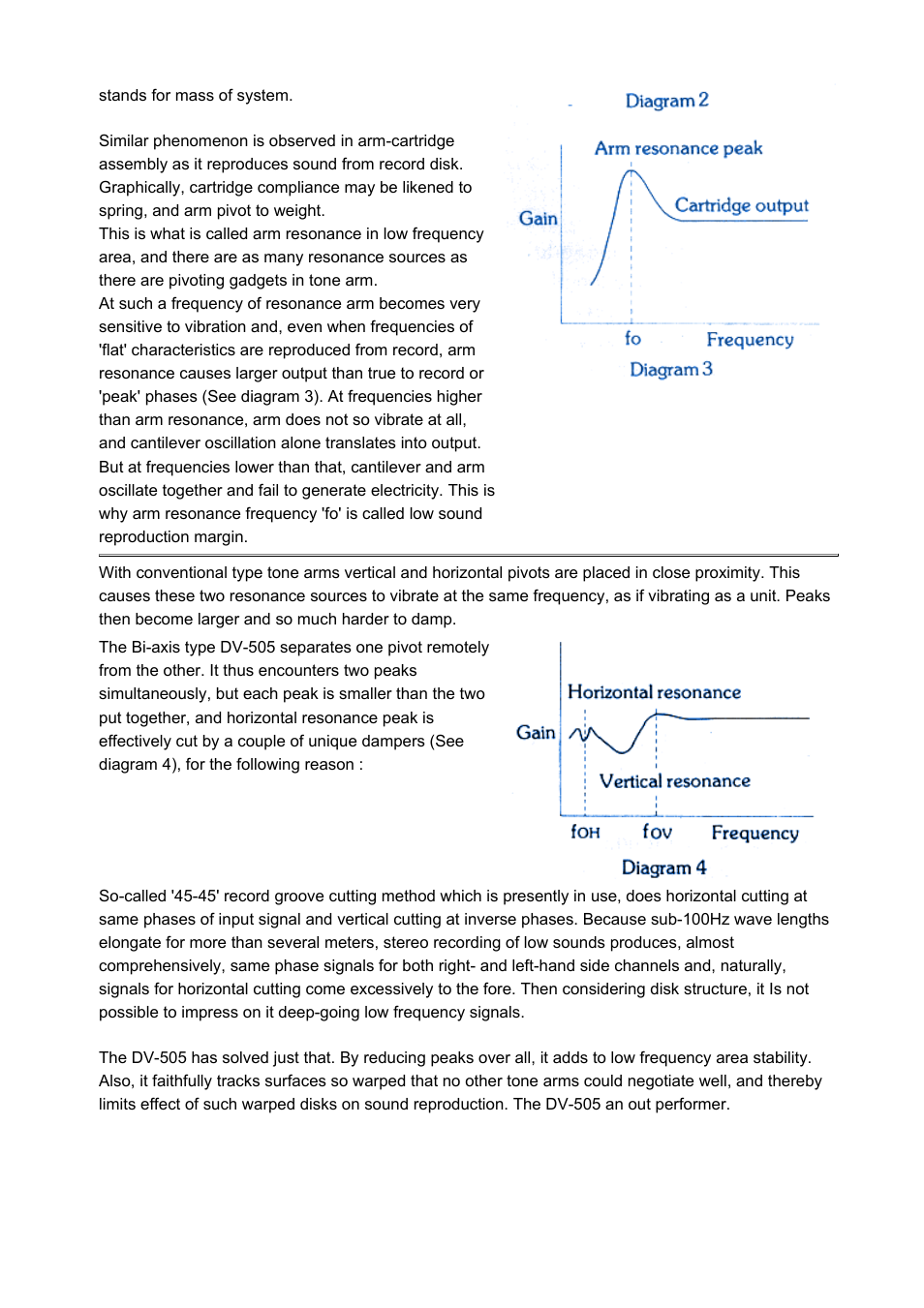 Dynavector DV 505 tonearm User Manual | Page 7 / 8