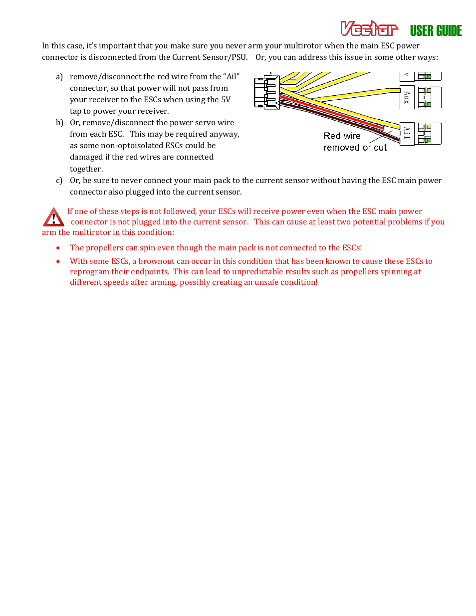 User guide | Eagle Tree Vector User Manual | Page 21 / 91