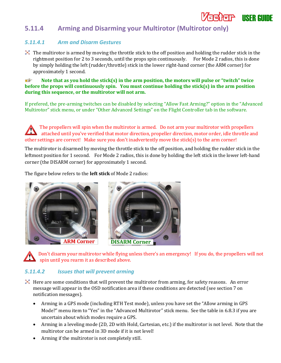 User guide | Eagle Tree Vector User Manual | Page 47 / 91