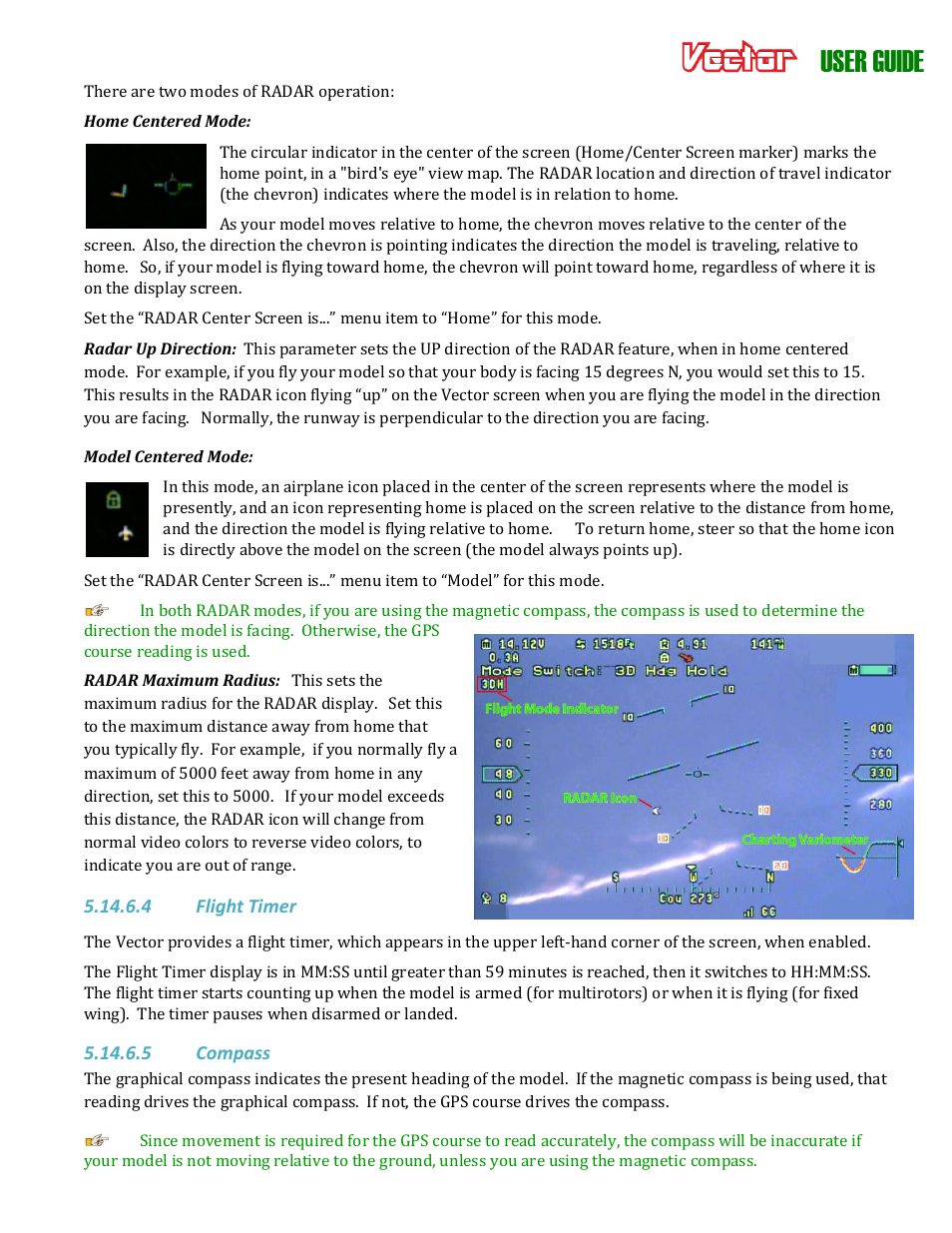 User guide | Eagle Tree Vector User Manual | Page 58 / 91