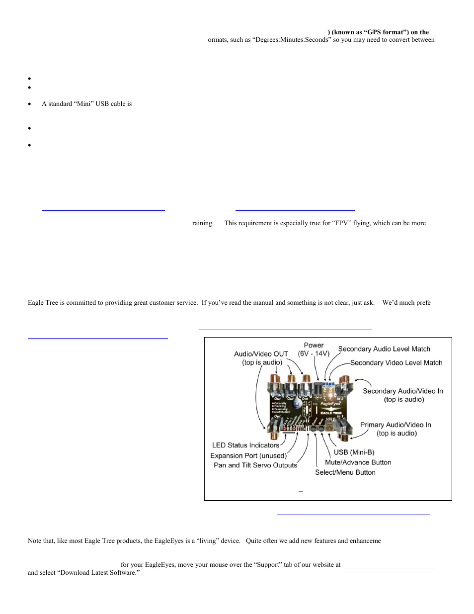 Additional equipment required (not included), General safety precautions, Have questions or feedback | Firmware updates | Eagle Tree EagleEyes FPV Station User Manual | Page 2 / 23